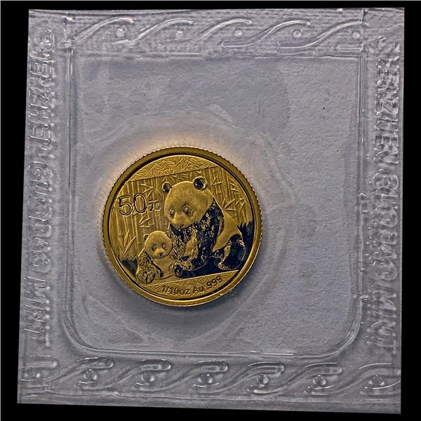 2012 Gold 1/10 oz 50 Yuan Chinese Panda GEM PROOF