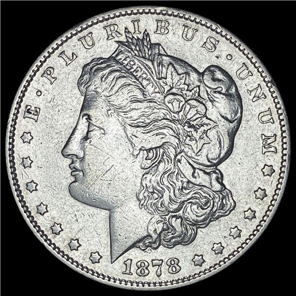 1878 Silver Morgan Dollar CLOSELY UNCIRCULATED