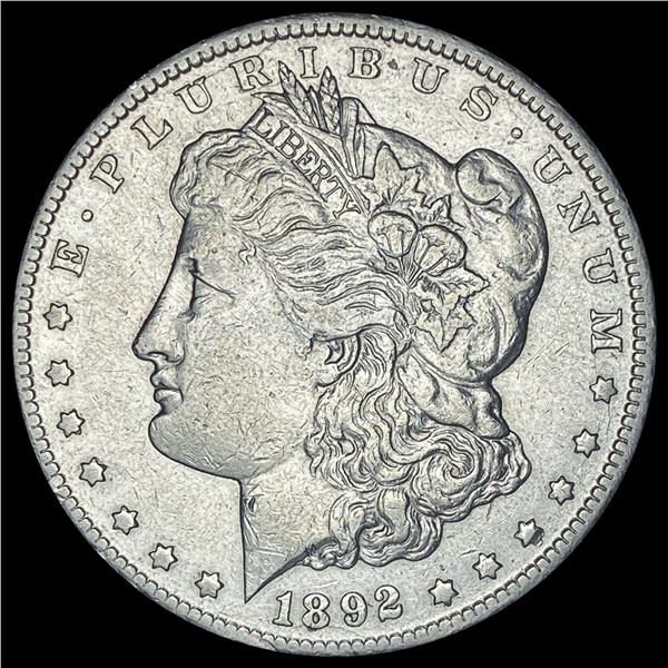 1892-CC Silver Morgan Dollar NEARLY UNCIRCULATED