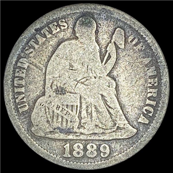 1889 Silver Dime NICELY CIRCULATED