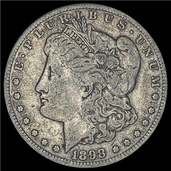 1898-S Silver Morgan Dollar LIGHTLY CIRCULATED