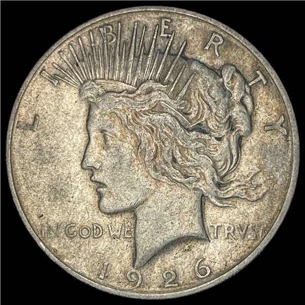 1926-D Silver Peace Dollar NEARLY UNCIRCULATED