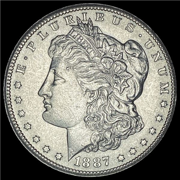 1887-S Silver Morgan Dollar CHOICE AU