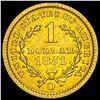Image 2 : 1851-O Gold $1 Liberty Head CLOSELY UNCIRCULATED