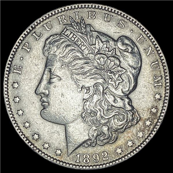 1892 Silver Morgan Dollar CLOSELY UNCIRCULATED