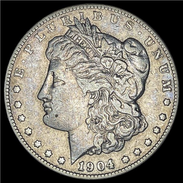 1904-S Silver Morgan Dollar LIGHTLY CIRCULATED