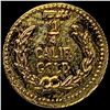 Image 2 : 1853 California Gold 1/4 Dollar Token HIGH GRADE