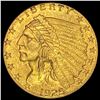 Image 1 : 1925-D Gold Indian Head $2.50 Quarter Eagle CLOSELY UNCIRCULATED