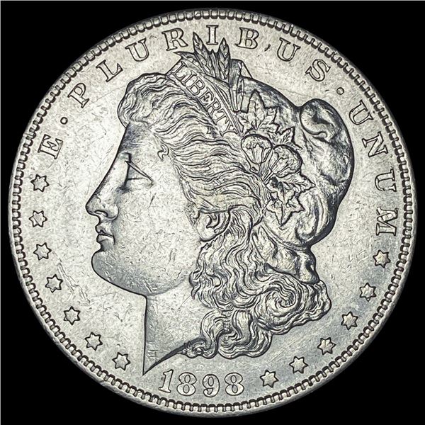 1898-S Silver Morgan Dollar CHOICE AU