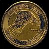 Image 2 : 2015 Gold 1/4 oz Canadian $10 Falcon SUPERB GEM BU