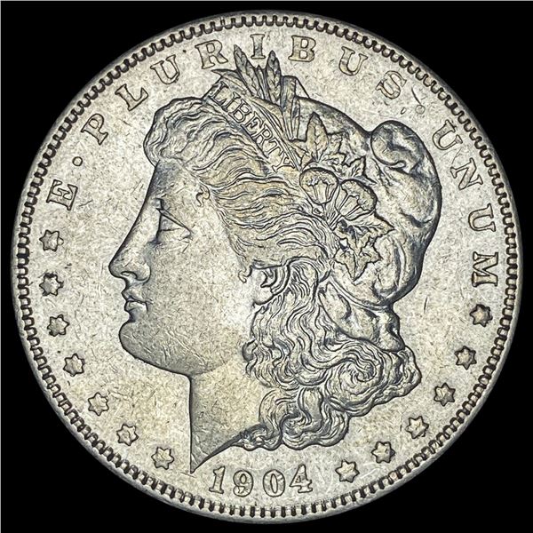 1904 Morgan Silver Dollar CLOSELY UNCIRCULATED
