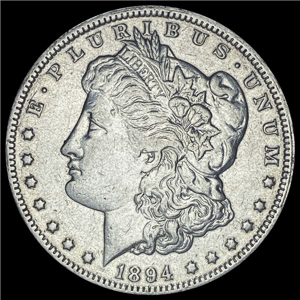 1894-O Silver Morgan Dollar NEARLY UNCIRCULATED