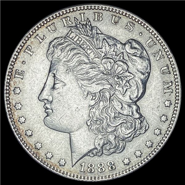 1888-S Silver Morgan Dollar CHOICE AU