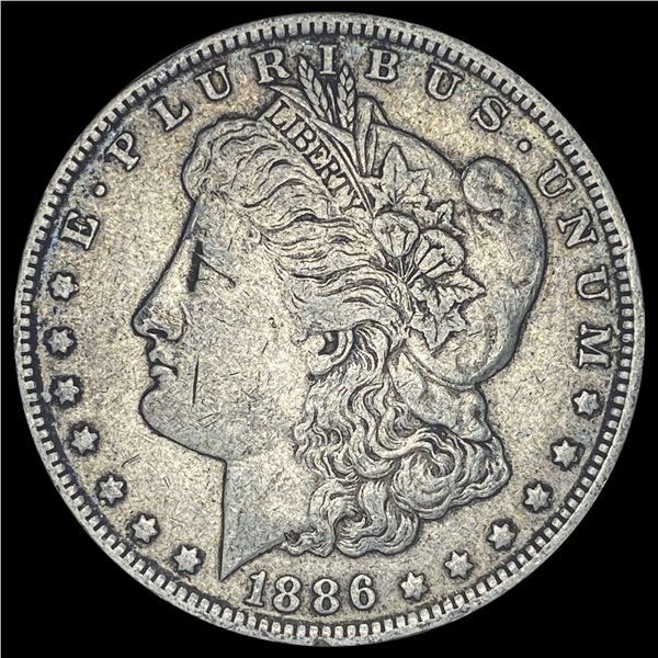 1886-O Silver Morgan Dollar NEARLY UNCIRCULATED