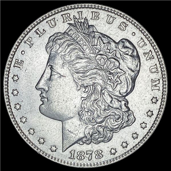 1878 Silver Morgan Dollar CLOSELY UNCIRCULATED
