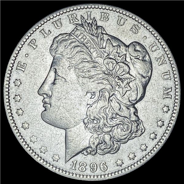 1896 Silver Morgan Dollar NEARLY UNCIRCULATED