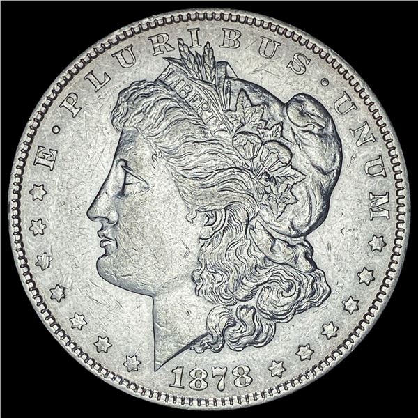 1878 Silver Morgan Dollar CLOSELY UNCIRCULATED