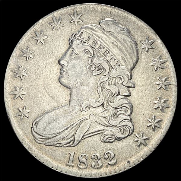 1832 Silver Capped Bust Half Dollar NEARLY UNCIRCULATED