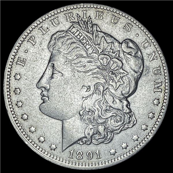 1891-O Silver Morgan Dollar NEARLY UNCIRCULATED
