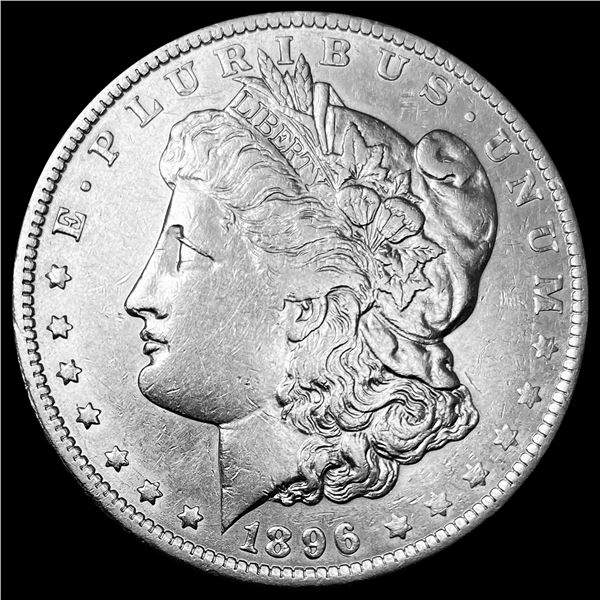 1896 Silver Morgan Dollar NEARLY UNCIRCULATED