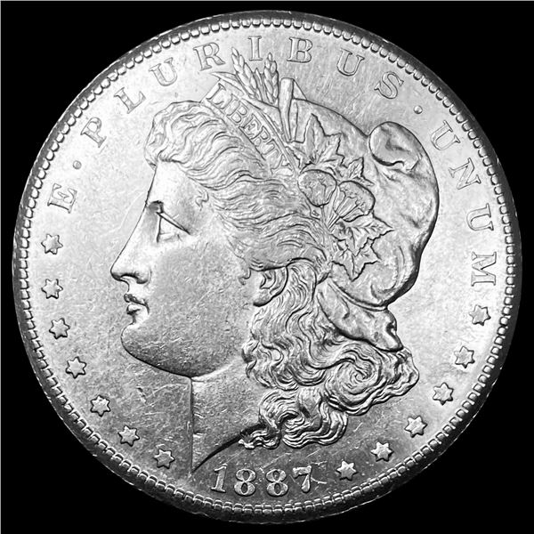 1887-S Silver Morgan Dollar CHOICE AU