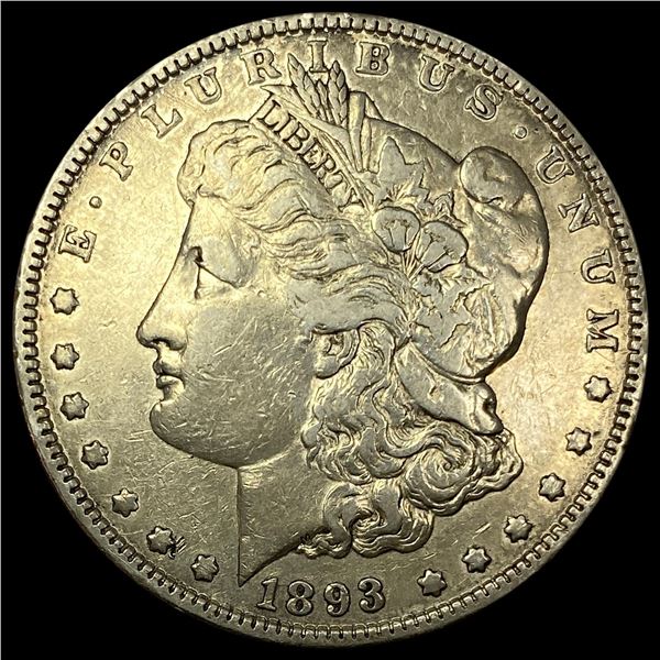 1893 Silver Morgan Dollar NEARLY UNCIRCULATED