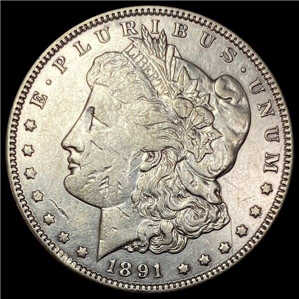 1891-CC Silver Morgan Dollar NEARLY UNCIRCULATED
