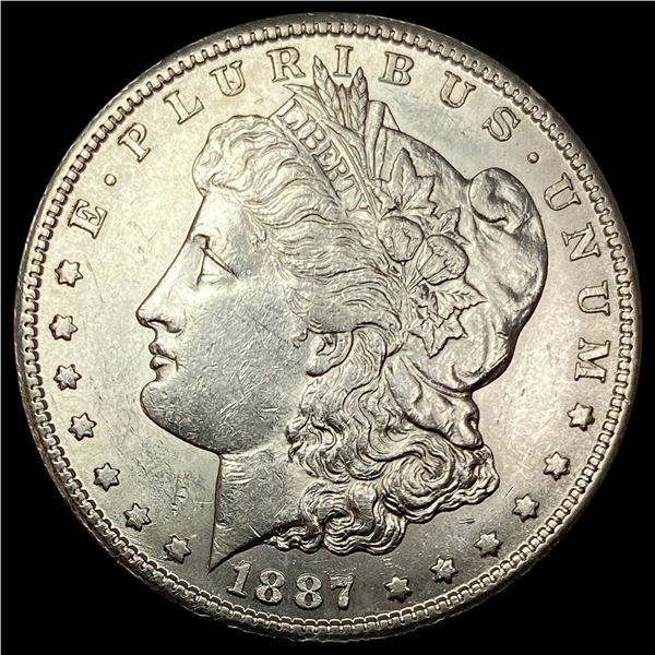 1887-S Silver Morgan Dollar CLOSE UNC