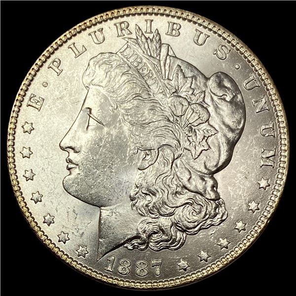 1887 Silver Morgan Dollar CHOICE BU