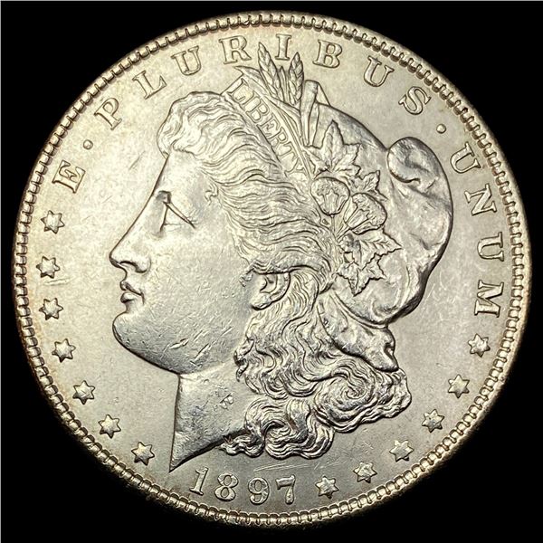 1897 Silver Morgan Dollar CHOICE AU