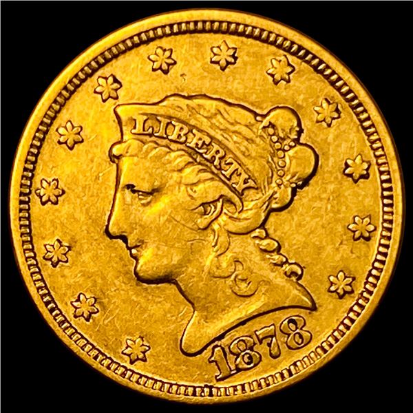 1878 Liberty Head Gold $2.50 Quarter Eagle NEARLY UNCIRCULATED
