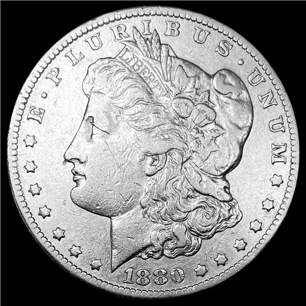 1880-CC Silver Morgan Dollar NEARLY UNCIRCULATED