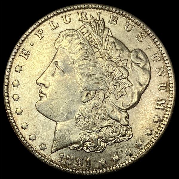 1891-O Silver Morgan Dollar CHOICE AU