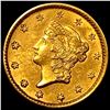 Image 1 : 1854 Gold $1 Type 1 CLOSELY UNCIRCULATED