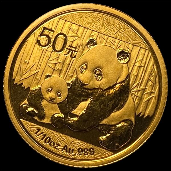 2012 1/10 oz Gold Panda 50 Yuan GEM PROOF