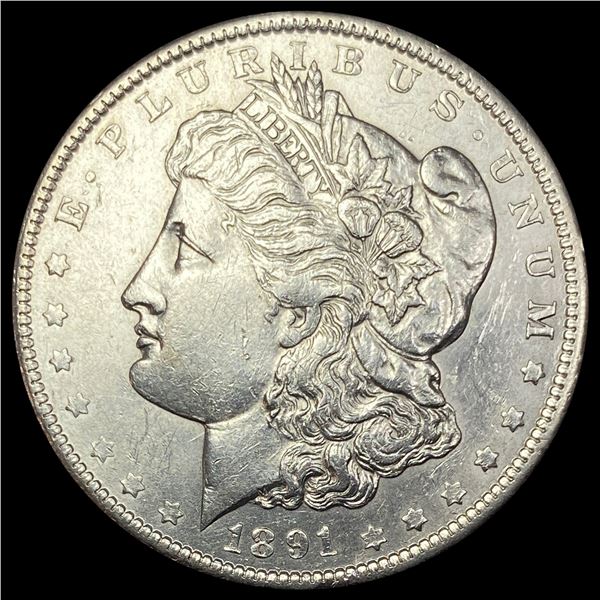 1891-S Silver Morgan Dollar CLOSELY UNCIRCULATED