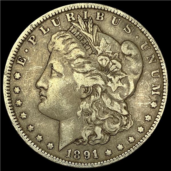 1891-O Silver Morgan Dollar LIGHTLY CIRCULATED