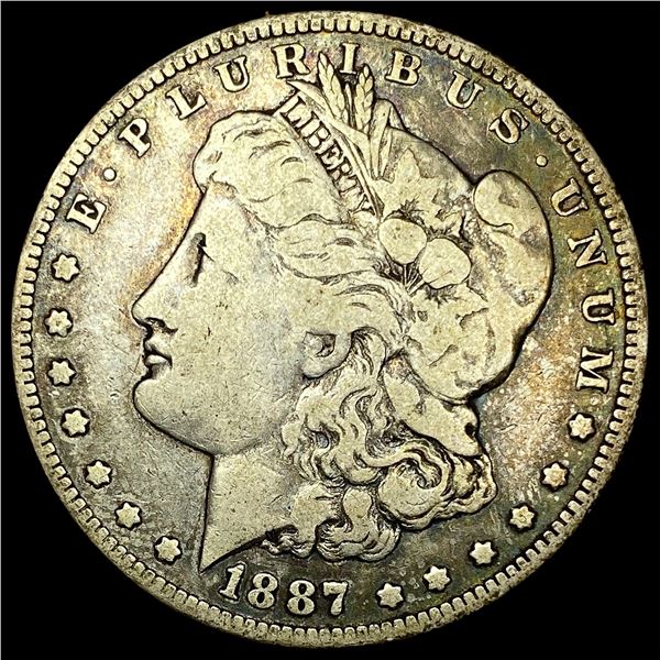 1887 Silver Morgan Dollar LIGHTLY CIRCULATED