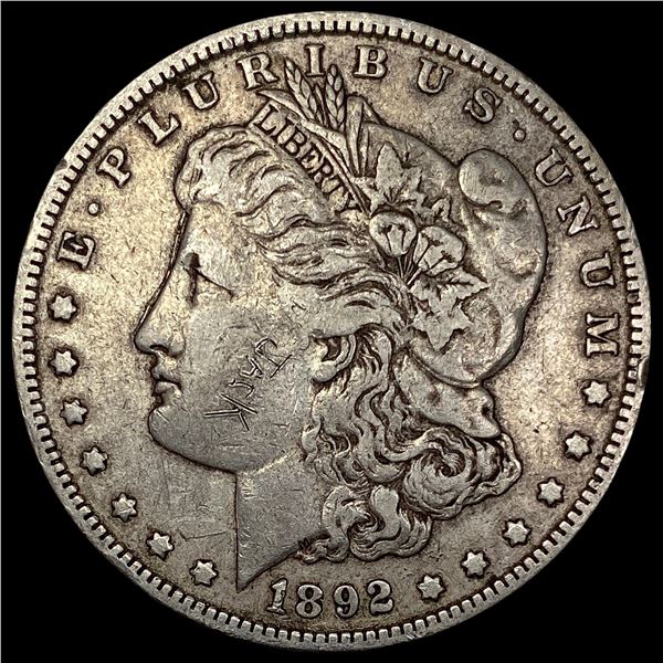 1892-O Silver Morgan Dollar NEARLY UNCIRCULATED