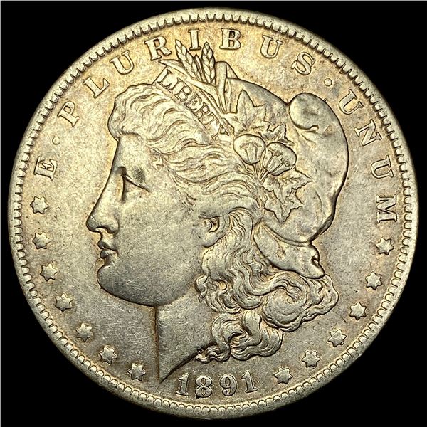 1891-O Silver Morgan Dollar NEARLY UNCIRCULATED