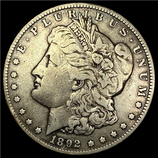 1892 Morgan Silver Dollar LIGHTLY CIRCULATED