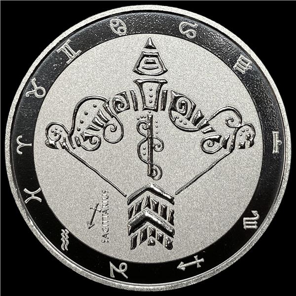 2021 Tokelau 1 oz Silver Five Dollars Sagittarius GEM PROOF