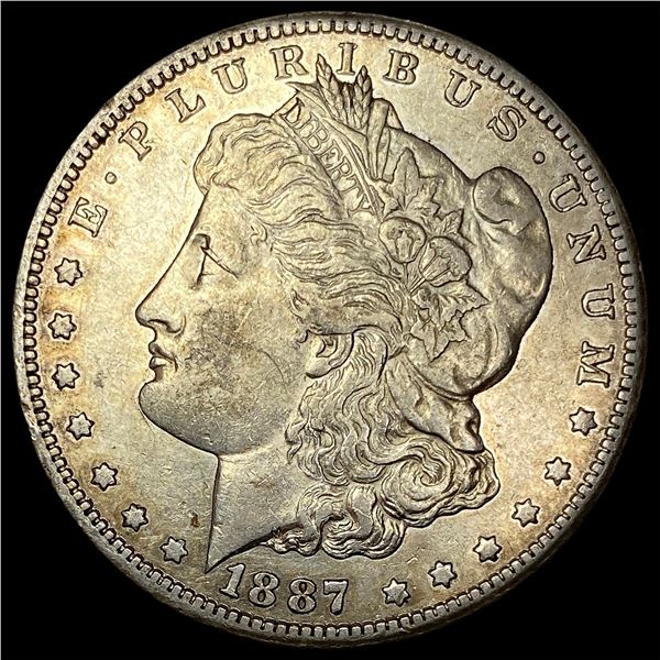 1887-S Silver Morgan Dollar CLOSELY UNCIRCULATED