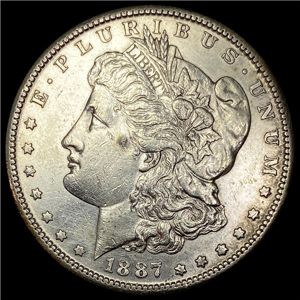 1887-S Silver Morgan Dollar CLOSELY UNCIRCULATED
