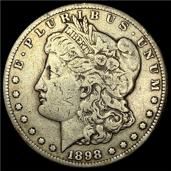 1898-S Silver Morgan Dollar NEARLY UNCIRCULATED