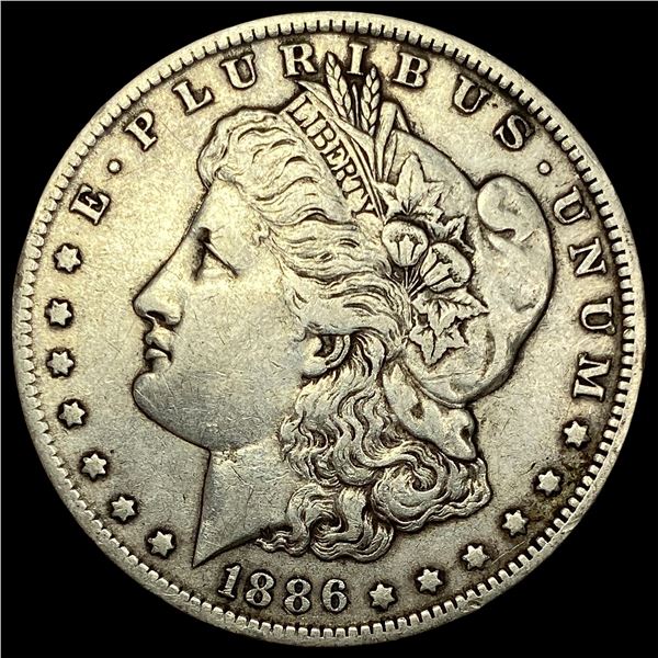 1886-O Silver Morgan Dollar NEARLY UNCIRCULATED