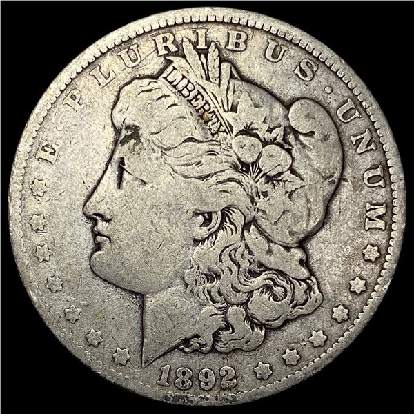 1892 Silver Morgan Dollar LIGHTLY CIRCULATED