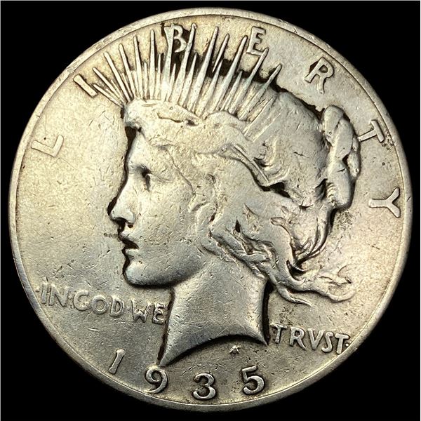 1935 Silver Peace Dollar NICELY CIRCULATED