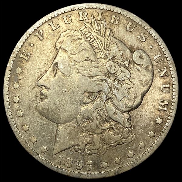 1897-S Silver Morgan Dollar LIGHTLY CIRCULATED