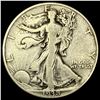Image 1 : 1938-D Silver Walking Liberty Half Dollar NICELY CIRCULATED